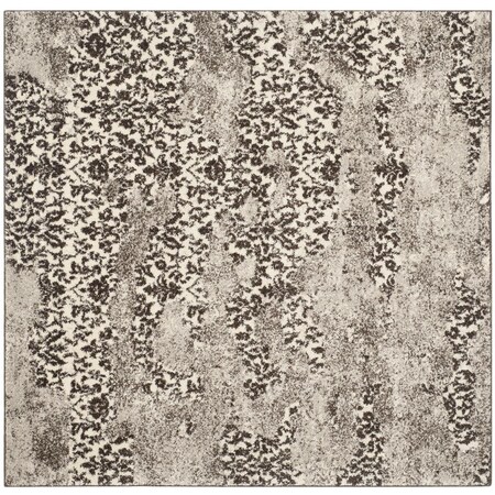 Safavieh Retro Power Loomed Square Area Rug Beige & Light Grey - 6 x 6 ft. RET2865-1379-6SQ